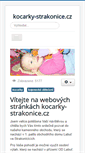 Mobile Screenshot of kocarky-strakonice.cz